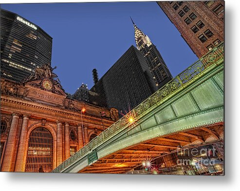 Pershing Square Metal Print featuring the photograph Pershing Square by Susan Candelario