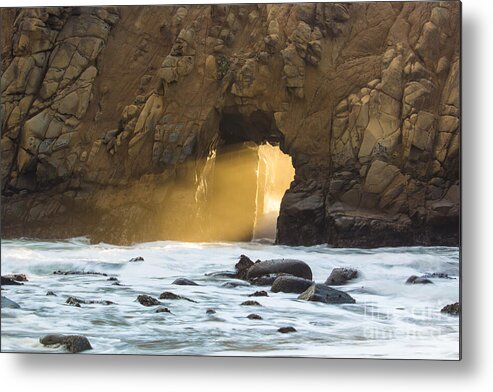 Julia Pfeiffer Metal Print featuring the photograph Pfeiffer at Sunset by Suzanne Luft