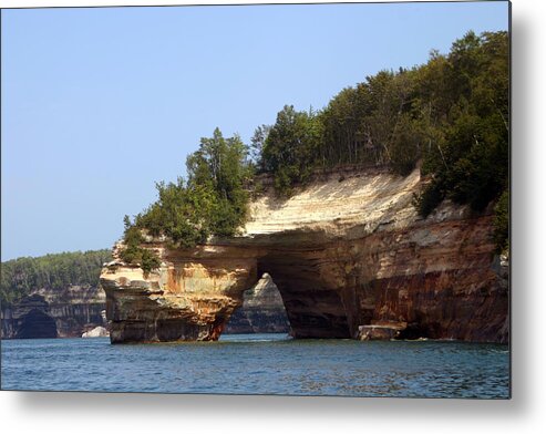 Pictured Rocks Metal Print featuring the photograph Pictured Rocks Bridge by Kevin Snider