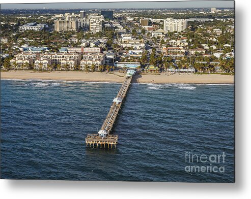 Pier Metal Print featuring the photograph Pier by Scott Kerrigan