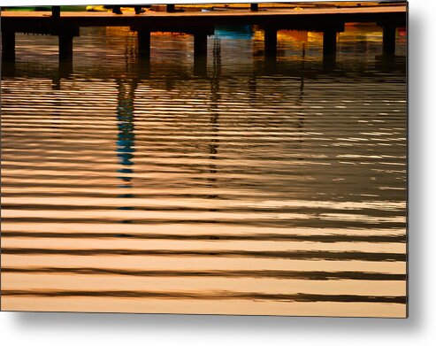 Pier Metal Print featuring the photograph Pier Walk by Joan Herwig