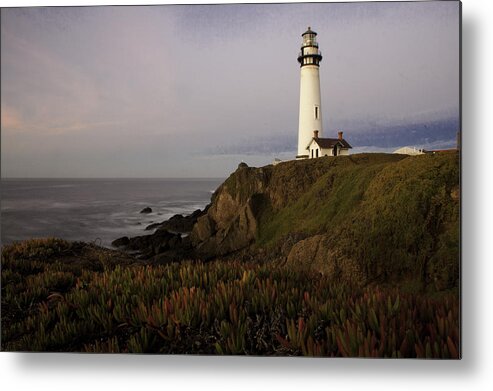 Pigeon Point Lighthouse Metal Print featuring the photograph Pigeon Point Lighthouse by Jim Snyder