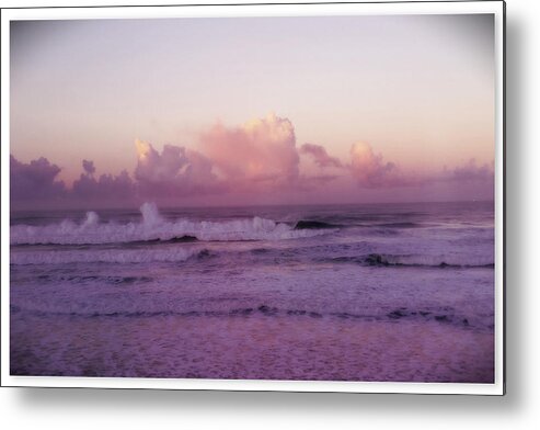 Pink Sunset Metal Print featuring the photograph Pink Sunset 1 by Bonnie Bruno