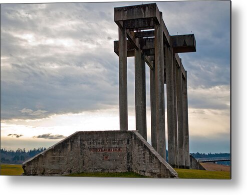 Chambers Bay Metal Print featuring the photograph Pioneer Sand and Gravel PIt by Tikvah's Hope