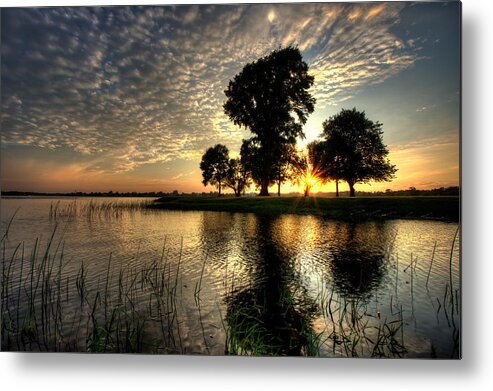 Blue Hour Metal Print featuring the photograph Pithers Oaks by Jakub Sisak