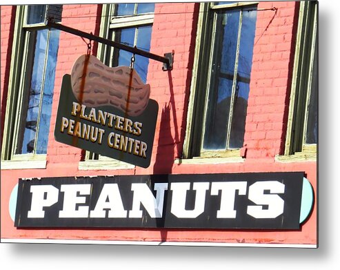 Mr Peanut Metal Print featuring the photograph Planters Peanut Center by Scott Cameron