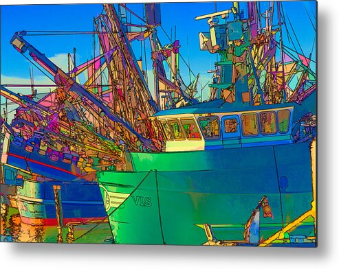 Ships Metal Print featuring the photograph Popeye's Ship by Judy Wright Lott