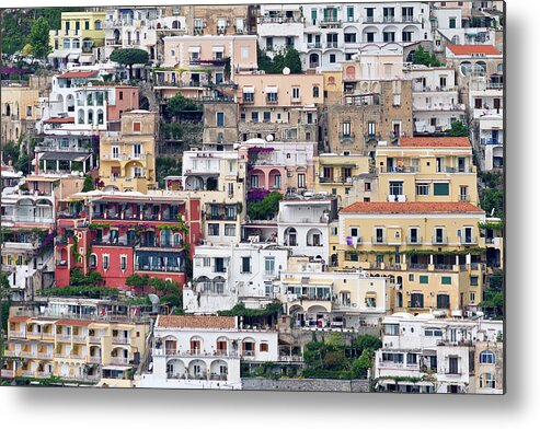 Tranquility Metal Print featuring the photograph Positano by Ellen Van Bodegom