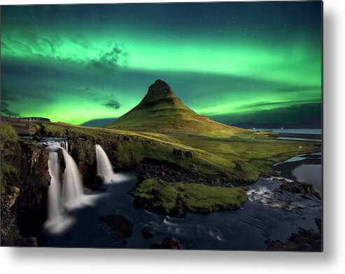 Aurora Metal Print featuring the photograph Powered By Light by Carlos Resende