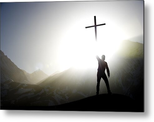 Extreme Terrain Metal Print featuring the photograph Preacher by Vernonwiley