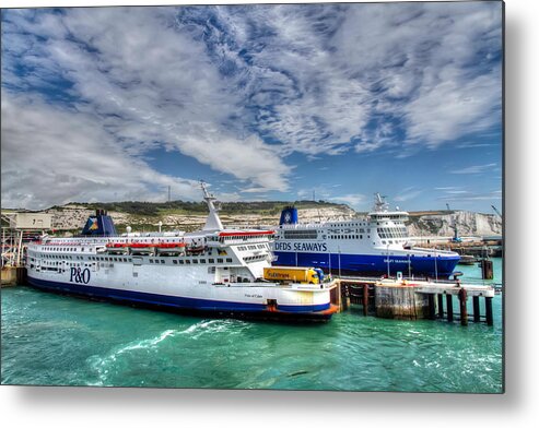 Dover Metal Print featuring the photograph Preparing to Cross the Channel by Tim Stanley