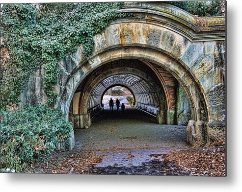'brooklyn Metal Print featuring the photograph Prospect Park Passage - Brooklyn by Jeffrey Friedkin