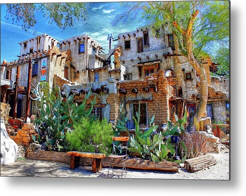 Pueblo - Hopi-inspired Metal Print featuring the photograph Pueblo - Hopi Inspired by Patrick Witz