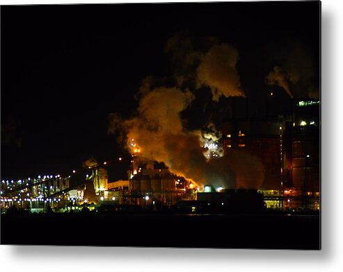 Pulp Mill Metal Print featuring the photograph Pulp Mill by Kathryn Meyer