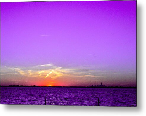 Purple Metal Print featuring the photograph Purple addiction by Thao Doan
