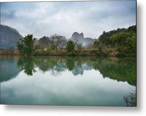 China Metal Print featuring the photograph Quiet Moment 1 by Afrison Ma