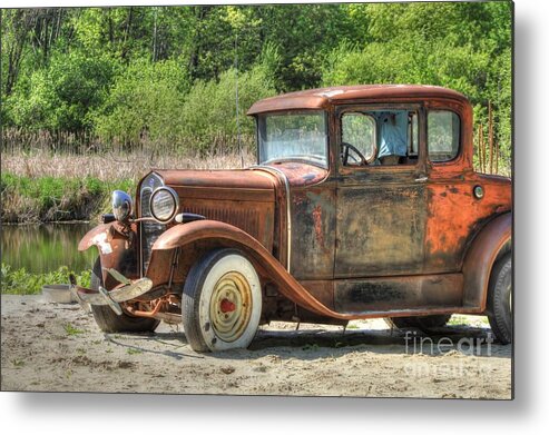 Automobile Metal Print featuring the photograph Rad Rusty Ride by Jimmy Ostgard