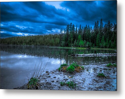 Lake Metal Print featuring the photograph Rain Is Coming by Thomas Nay