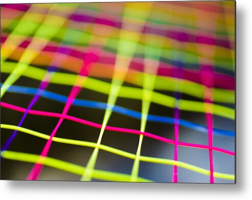 Color Metal Print featuring the photograph Rainbow colors 1 by Arkady Kunysz