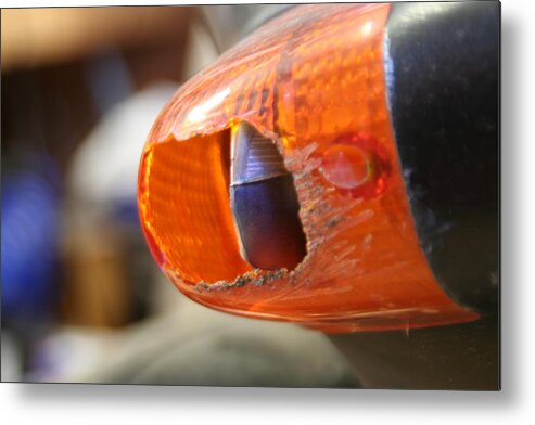 Motorcycle Metal Print featuring the photograph Rash by David S Reynolds
