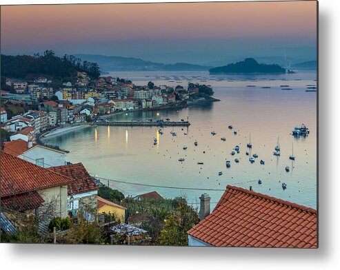 Enm Metal Print featuring the photograph Raxo Panorama from A Granxa Galicia Spain by Pablo Avanzini