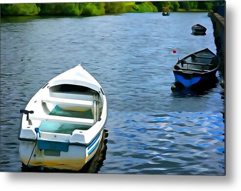 Boat Metal Print featuring the photograph Ready and Waiting by Norma Brock