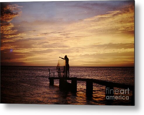 Fishing Metal Print featuring the photograph Ready the Net by George DeLisle