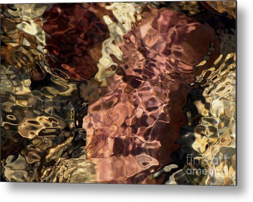 Abstract Photograph Metal Print featuring the photograph Red Rock by Fred Sheridan