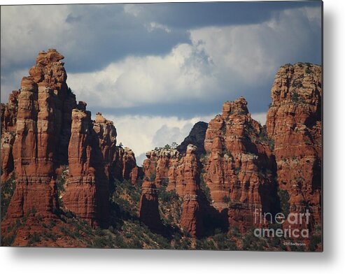 Sedona Metal Print featuring the photograph Red Rocks of Sedona by Veronica Batterson
