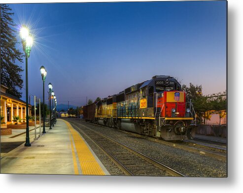 Redding Metal Print featuring the photograph Redding Depot by Randy Wood