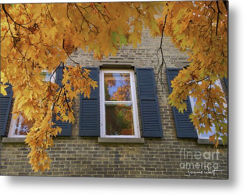 Autumn Metal Print featuring the photograph Reflection of Fall by Joanne West