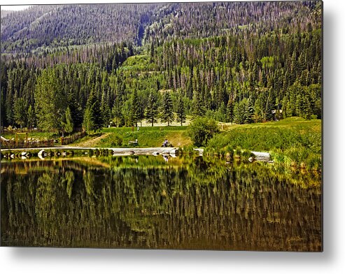 Vail Metal Print featuring the photograph Reflections of Vail by Madeline Ellis