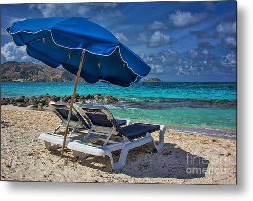 Ken Johnson Imagery Metal Print featuring the photograph Relaxing in St Maarten by Ken Johnson