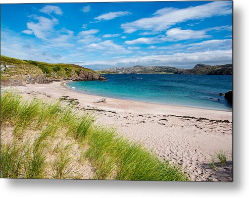 Scotland Metal Print featuring the photograph Remote Beach At The Coast Of Scotland by Andreas Berthold