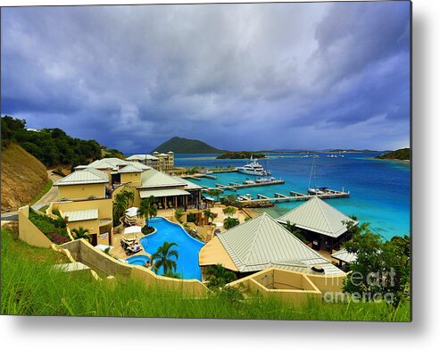 Resort Metal Print featuring the photograph Resort by Mina Isaac