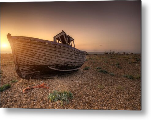 Boat Metal Print featuring the photograph Rested Six by Jason Green