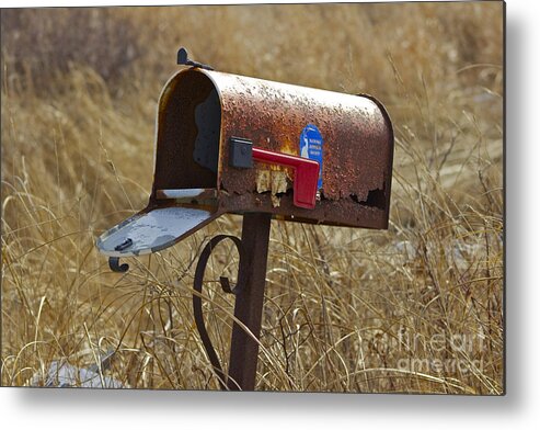 Mailbox Metal Print featuring the photograph Return to Sender by Alice Mainville