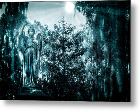 Bonaventure Cemetery Metal Print featuring the photograph Reverence by Mark Andrew Thomas