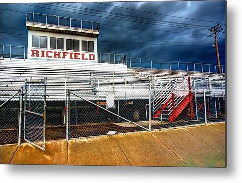 Sports Metal Print featuring the photograph Richfield High School by Amanda Stadther