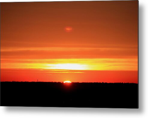 Rising Metal Print featuring the photograph Rising Sun by Trent Mallett