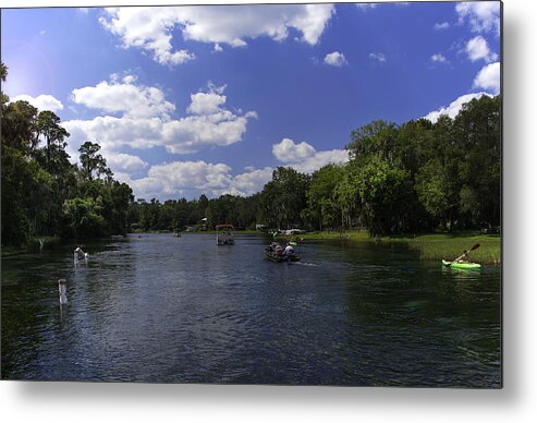 River Metal Print featuring the photograph River Play by Judy Hall-Folde