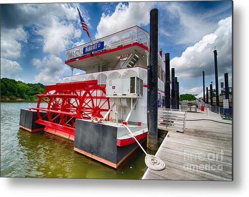 Montgomery Metal Print featuring the photograph Riverboat at Montgomery Alabama by Danny Hooks