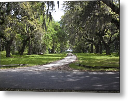 Road Metal Print featuring the photograph Road To Ruins by Jean Macaluso