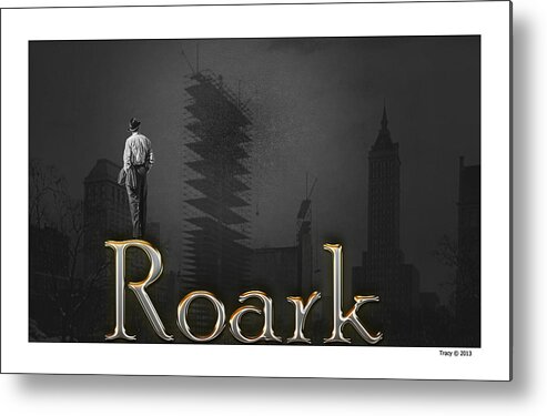 Roark Metal Print featuring the digital art Roark by Robert Tracy