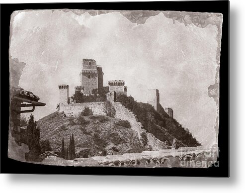 Italy Metal Print featuring the photograph Rocca Maggiore Castle by Prints of Italy