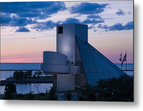 Rock And Roll Hall Of Fame Metal Print featuring the photograph Rock and Roll Hall of Fame by Dale Kincaid