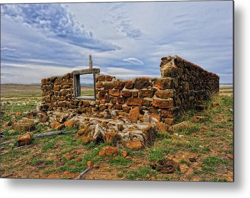 Old Homestead Metal Print featuring the photograph Rock Hills Prairie by Amanda Smith