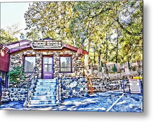 Rock Store Metal Print featuring the photograph Rock Store by Jody Lane