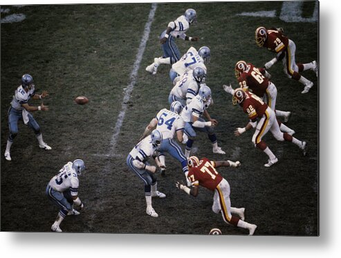 Rfk Stadium Metal Print featuring the photograph Roger Staubach - Dallas Cowboys - File Photos by Nate Fine