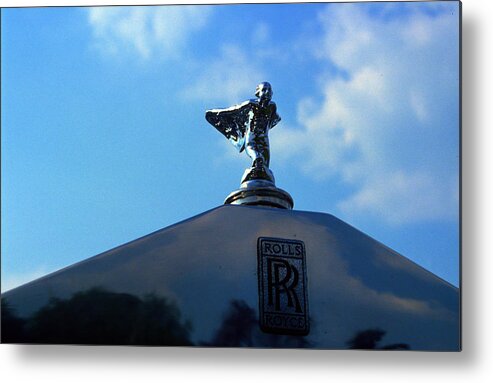 Rolls Metal Print featuring the photograph Rolls Royce Spirit of Ecstasy Bonnet Mascot by Gordon James